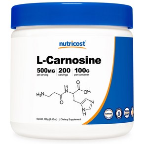 Nutricost L Carnosine Powder 뉴트리코스트 엘 카르노신 파우더 100g