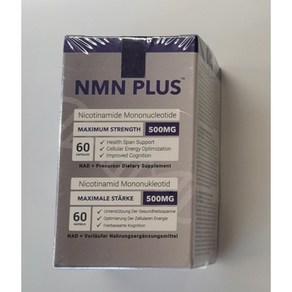 미국 NMN 플러스 맥시멈 스트렝스 60정 NMN PLUS 500mg, 1개