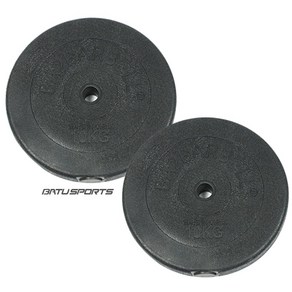 바벨 원판 조립식 PVC 경량 중량 아령 덤벨 1kg - 10kg, 2개, 블랙