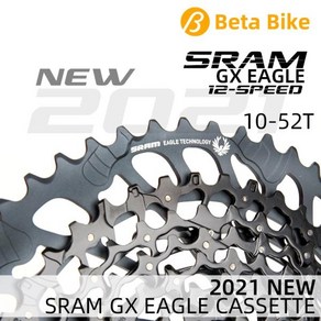 SRAM GX EAGLE XG 1275 10-52T 12V MTB 카세트 자전거 프리휠 XD 허브 액세서리 정품, 01 10-52T XD, 1개