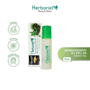 아로마롤온 Heboist 4가지 향, 1개, 그린티, 10ml