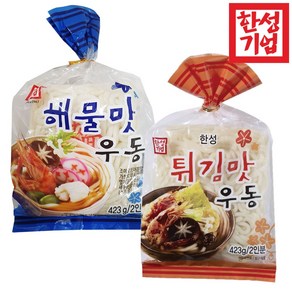 한성 튀김맛우동 423g 5개+해물맛우동 423g 5개, 1개