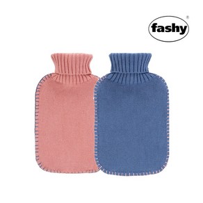 FASHY 파쉬 보온 물주머니포함 핫팩 찜질팩 코튼니트커버 2.0L, 1개, 코랄