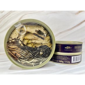 스모크 스프렛인오일 엠버피쉬 160g (라트비아) AMBERFISH SPRATS IN OIL 160g (LATVIA)