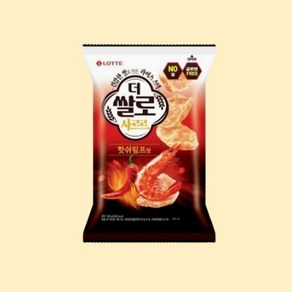 롯데 더쌀로 사르르 핫쉬림프맛 100g 과자, 1개