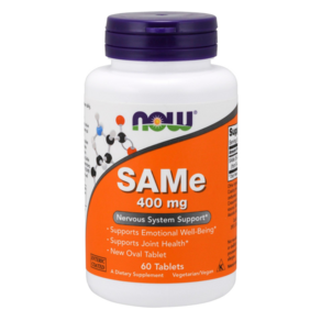 나우푸드 SAMe 400mg 타블렛 글루텐 프리 비건, 60정, 1개