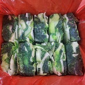 올심찬 냉동 배추우거지 10kg [1kg 큐브10개] 벌크 우거지해장국 무침 된장국등으로 활용도가 좋습니다., 1개