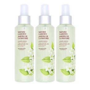 네이처가든 퍼퓸 바디미스트 120ml 3개(02 로맨틱 자스민), 3개