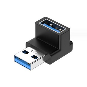 티테크 USB3.0 상향 90도 꺽임 연장젠더(M/F)/T-USB3-AMAFU/위쪽 기억자 꺽임형/5Gbps 전송속도