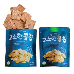 두부34% 오븐에구운 국산 수제두부과자 고소한콩칩 우리밀 칼로리낮은 간식, 5개, 35g