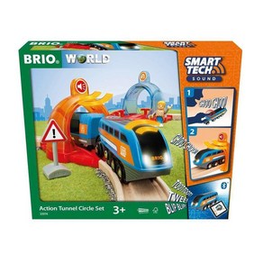 BRIO 33974 월드 스마트 테크 사운드 액션 터널 서클 세트 176748