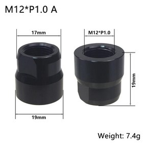 자전거용 쓰루 액슬 너트 M12 M14 M15 스레드 자전거 허브 튜브 샤프트 꼬치 캡 1 0 25 5 75mm, 17.1Pcs M12x1.0 A, 1개