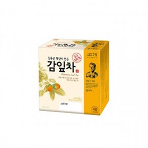 [식품명인 28호] 명인 김동곤 쌍계명차 감잎차 40티백, 1g, 1개, 40개입
