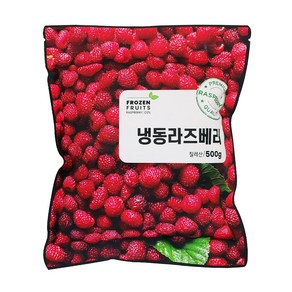 [이안] 냉동라즈베리 칠레산/ 드라이아이스포장, 6개, 500g