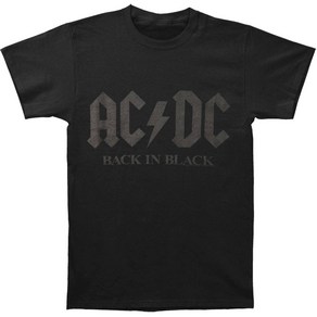 ROCKPANDA AC/DC Back In Black 2016 Tour 반팔티