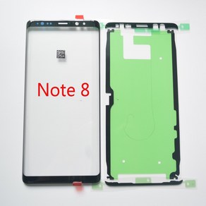 삼성 참고 8 갤럭시 Note8 N950 N950F 전화 디스플레이 터치 스크린 LCD 전면 외부 유리에 대한 화면 패널 교체, 1개