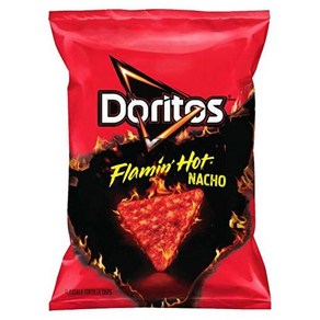 도리토스 플레이밍 핫 나쵸 49.6g x 64팩 또띠아 또티아 Doritos Nacho Tortilla Flamin Hot