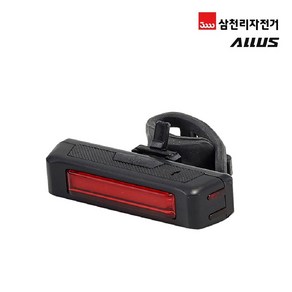 [삼천리자전거]AT350 USB 충전식 자전거 안전등/후미등 자전거용품, 블랙, 1개