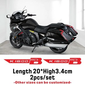 오토바이 방수 데칼 1050 어드벤처 스티커 BMW K1600B 그랜드 아메리카 - 액세서리, [13] Oange, [02] 10x1.7cm 2pcs