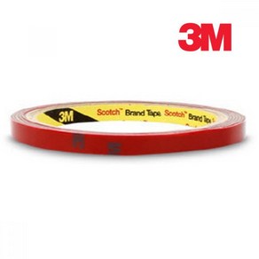 3M 자동차용 아크릴 양면 폼 테이프 회색 8mm x 1.5M