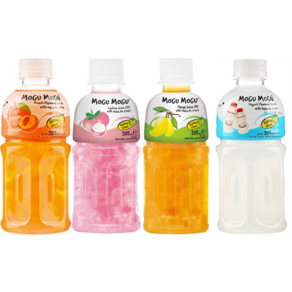 모구모구 4종 리치 + 복숭아 + 요거트 + 망고 혼합 6개씩 320ml, 24개