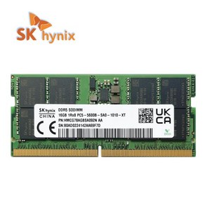 SK 하이닉스 노트북 메모리 SODIMM 미니 호스트 DDR5 16GB 5600MHz RAM 1Rx8 PC5-5600B, 01 16GB 5600B, 1개