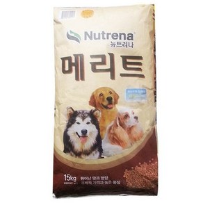 메리트 15kg 대용량 경제적인 애견사료 대포장사료, 뉴트리나 메리트 15kg, 1개