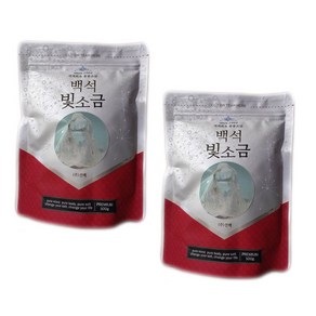 반찬용 백석빛소금 (500g X 2), 2개, 500g