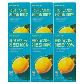 뉴트리원 퓨어 레몬즙 100% 6박스 총 84포 유기농 레몬 사용 NFC 착즙 레몬수 원액, 84개, 20ml