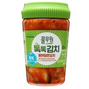 풀무원 간단반찬 혼밥 엄마손맛 우리가족반찬 업소용 톡톡 썰어담은김치 400g, 1개