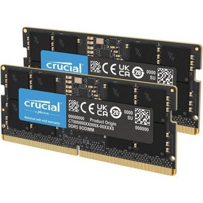 Cucial RAM 64GB Kit 2x32GB DDR5 4800MHz CL40 Laptop Memoy CT2K32G48C40S5