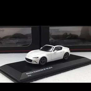 KYOSHO 합금 마쓰다 MX5 RF 로드스터 컨버터블 자동차 모델 성인 시뮬레이션 클래식 컬렉션 정적 디스플레, 04 white Hadtop, 1개