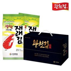 [광천김] 광천 재래김 새우 식탁김 선물세트 15g X 30봉, 30개입