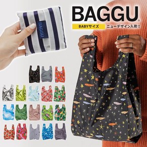 BAGGU 베이비 에코백 쇼퍼백 에코 가방 접이식 경량 장바구니 대용량