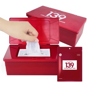 JHP (60매+5매증정) 139 콜라겐 임팩트 탄력 주름개선 뽑아쓰는 오일영양마스크팩, 1세트, 65매