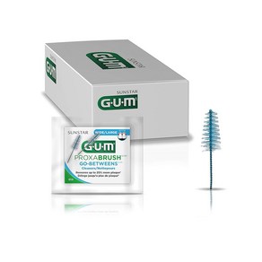 GUM Poxabush Go Between 이드 치간 브러시 리필 2ct 18팩, 18개