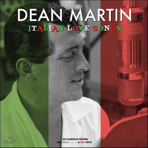 [LP] Dean Matin (딘 마틴) - Italian Love Songs [레드 화이트 그린 컬러 LP]