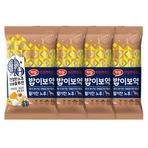 밥이보약 DOG 활기찬 노후 50g x 4 강아지 사료, 뇌/인지, 4개