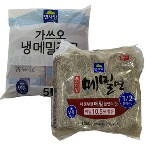 메밀소바 세트 (면사랑 프리미엄 메밀면 1.25kg + 가쓰오 냉메밀장국 1.5kg)