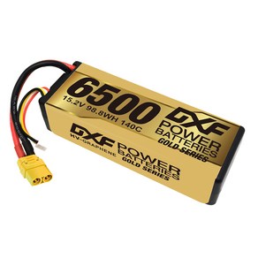 RC 자동차 부품용 DXF 4S 6S Lipo 배터리 14.8V 15.2V 22.2V 8400mAh 8000mAh 9200mAh 10000mAh 7000mAh 6500mAh 620, [15] 1PCS4S6500140CXT90