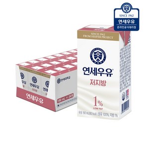 연세우유 저지방 우유 190ml 24팩+진한콩국 1L, 24개