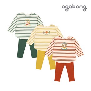 [아가방 가을신상]리프포레ST상하(GREEN ORANGE YELLOW)_01Q553004