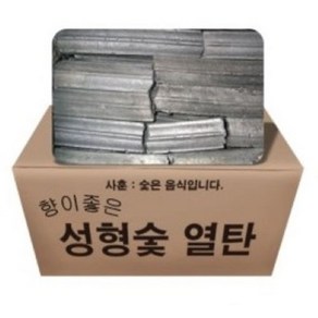 감미참숯 열탄 한박스 약 8kg (성형숯), 1개