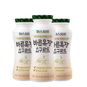 파스퇴르 바른목장 요구르트 100ml