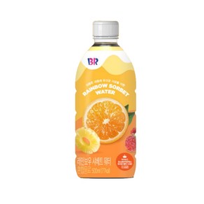 베스킨라빈스 레인보우샤베트워터 500ml, 24개