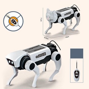 태양열 구동 기계 개집 강아지집 중력 향상 지능 개발 로봇 주의, 1개, 1.-Remote contol