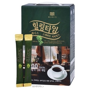 매니스 스테비아 커피믹스 1box x 100스틱, 1.1kg, 1세트, 100개입, 11g