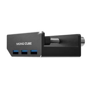 모노큐브 모니터 USB 3.0 허브 TS-HUB30, 블랙, 1개