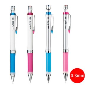 유니 알파겔 슬림 샤프 M3-807 0.3mm, 0.3mm:로즈핑크