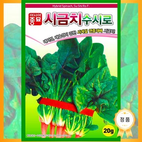 수시로시금치 20g 시금치씨 시금치씨앗 종자 품종, 1개